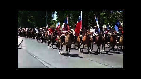 Primera marcha por la defensa de las costumbres de Chile, realizada en Paihuano!!!!