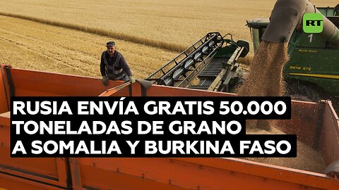 Rusia envía 50.000 toneladas de grano gratuito a Somalia y Burkina Faso