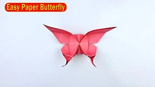 How To Make Butterfly Out Of Paper - Easy Paper Crafts