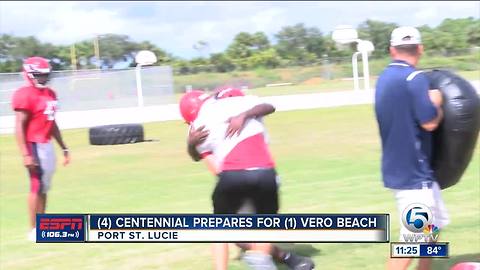 Centennial prepares to face Vero Beach