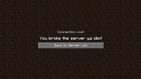 Breaking A Free Minecraft Server