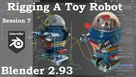 Rigging A Toy Robot, Session 7
