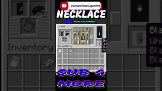 Necklace Banner | Minecraft