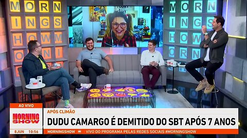 Dudu Camargo é demitido do SBT após 7 anos na emissora