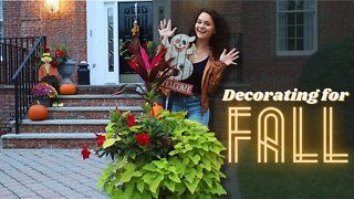 Fall Decoration for Front Door | Fall Decoration Idea | Carolyn Marie