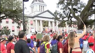 Teachers rally in Tallahassee