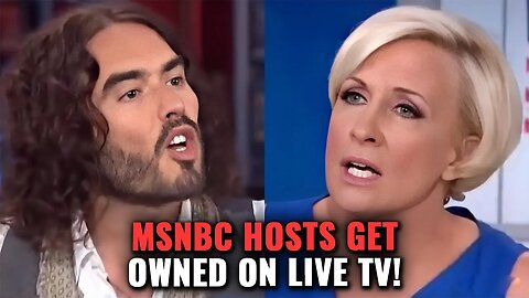 Disrespectful MSNBC Hosts Get HUMILIATED By Russell Brand! (OWNED BADLY)