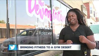 Afrobeats dance class bringing fitness to "gym desert"