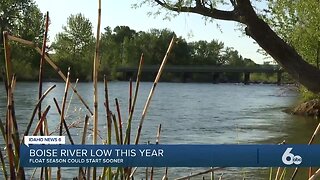 Boise River flows low right now