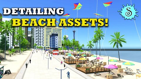 How To Make A Beachfront High Income Residential District | Cities Skylines!