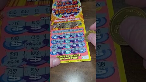 New $20 Lottery Tickets Wild Numbers 100X! #shorts #lottery