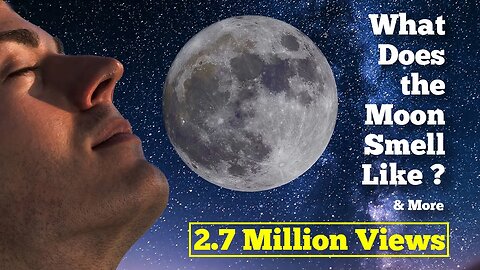 What does the moon smell like? #moondust #lunarhayfever