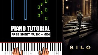 Silo (TV Series Soundtrack) - Main Titles (Opening Credits Theme) - (MEDIUM) Piano Tutorial