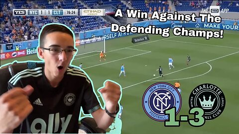 CLTFC FAN REACTS TO NYCFC (1) vs CHARLOTTE FC (3) | MLS WEEK 26