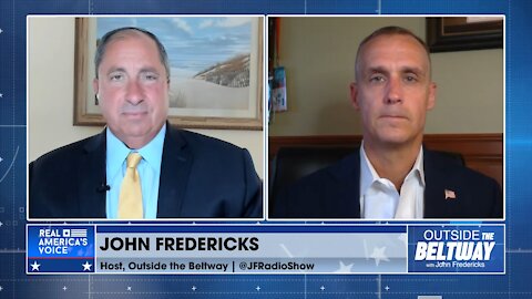 Corey Lewandowski tells John Fredericks three senate seats most likely to flip Republican.