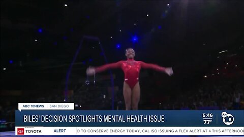 Simone Biles' Olympic decision puts mental health in spotlight