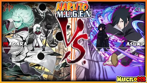 Madara Rikudou & Obito Vs. Sasuke Shinden & Kabuto - Naruto M.U.G.E.N