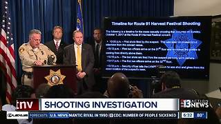 Law enforcement "swarm" Las Vegas shooting investigation