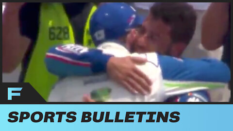 Bubba Wallace Moved To Tears After ENTIRE NASCAR Crew Shows Him Love During Monday's Race