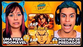 2 EM 1 - KAITO | Jack Hanma e Pickle | [React em Casal] 🔥