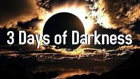 Something Very Bizarre - Is The "3 Days Of Darkness" Almost Upon Us?