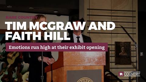 Tim McGraw and Faith Hill's exhibit at the Country Music Hall of Fame and Museum | Rare Country