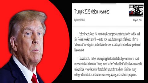 BOMBSHELL LEAKS: Trump's 2025 Agenda Leaked [Reveals the Truth] Dan Bongino