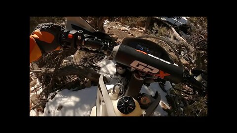 2022 GPX Moto FSE450R - First Singletrack Ride!