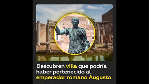 Hallan en Italia supuesta villa del emperador romano Augusto