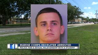 Marine Corps recruiter arrested