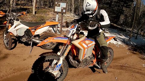 First ride on a KTM