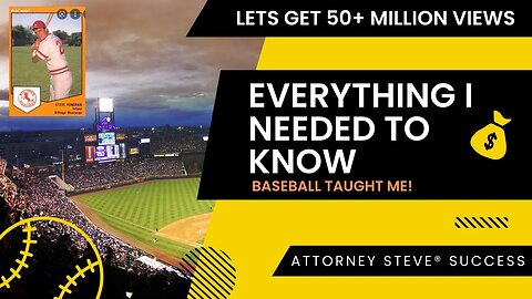 Everything I needed to know I learned from Baseball