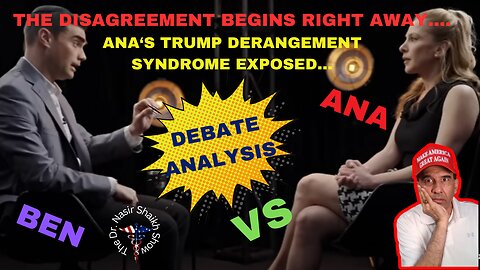 Immediate disagreement: Ana Kasparian and Ben Shapiro clash in debate! - TRUMP IS BAD!!!