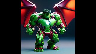 Iron hulk with wings #wonderapp #ironman #hulk