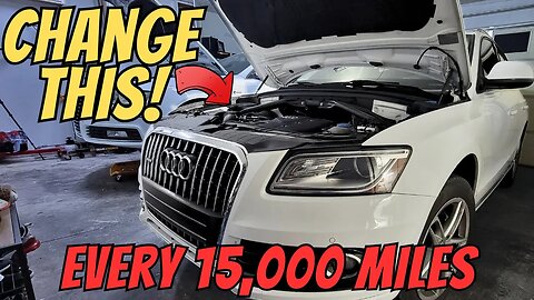 Audi Q5 2.0T Engine Air Filter Replacement | Easy DIY Due Every 15,000 Miles