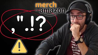 Punctuations Can Lead to Amazon Merch Rejections - Be Careful!