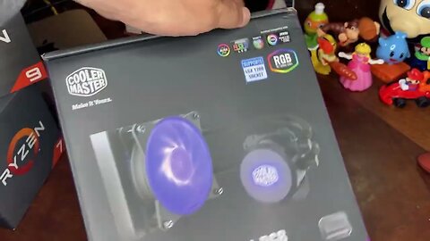 Unboxing a liquid CPU coolers