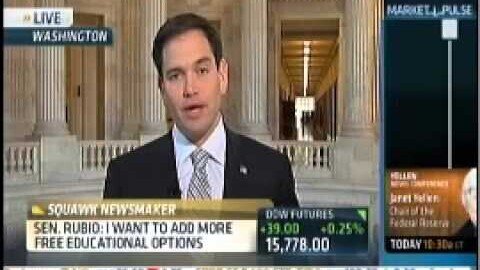 Rubio Discusses Proposals For Higher Education Reform on CNBC's "Squawk Box"