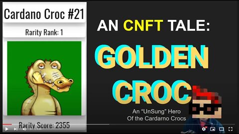 #CNFT #STORY about #CARDANO #CROCS #CLUB and Learn to #Burn