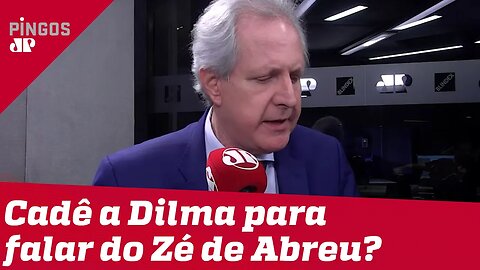 Augusto Nunes: Dilma se cala sobre ofensas de José de Abreu