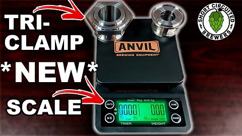 *NEW* Anvil Foundry and Fermenter Tri clamp Bulkheads and NEW Scale