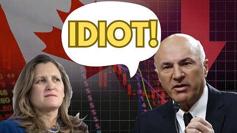 HILARIOUS: Kevin O'Leary Super Pissed At Chrystia Freeland ........So EMBARRASSING!