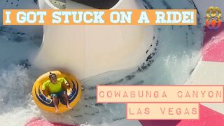 I Got Stuck on a Water Ride!! | Cowabunga Canyon Las Vegas | Mickey's World