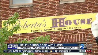 Grief camp helps kids cope with loss
