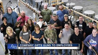 Wisconsin business gives employees handguns as Christmas gifts