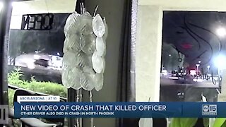Surveillance video shows deadly crash involving Phoenix police officer