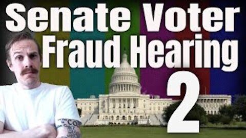 Senate Voter Fraud Hearing 2 | US Politics Live Streamer | Live Stream Happening Right Now | nwa