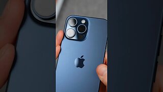 Blue Titanium iPhone 15 Pro Max Leather Folio Case 🤤