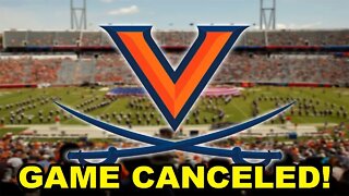 Virginia CANCELS football game vs Coastal Carolina after TRAGIC event! Season may be OVER!