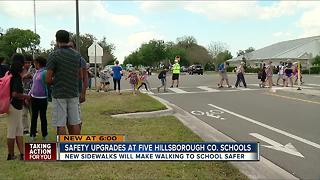 Several Hillsborough County schools slated to get more sidewalks